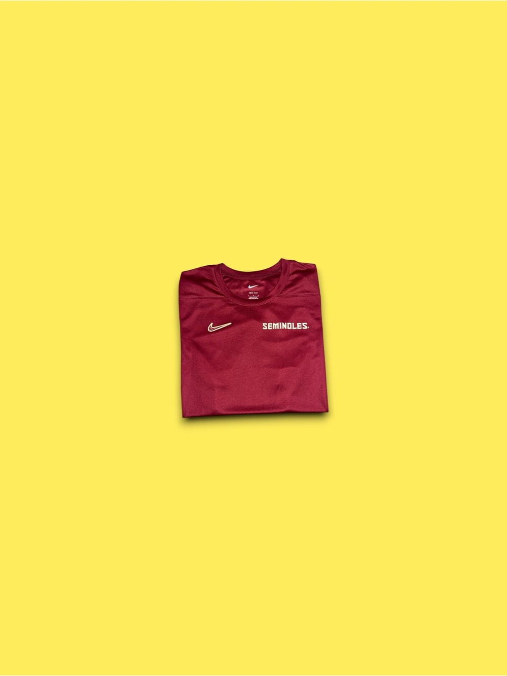 Florida State Seminoles FSU NCAA Nike dri-fit athletic shirt maroon men’s large